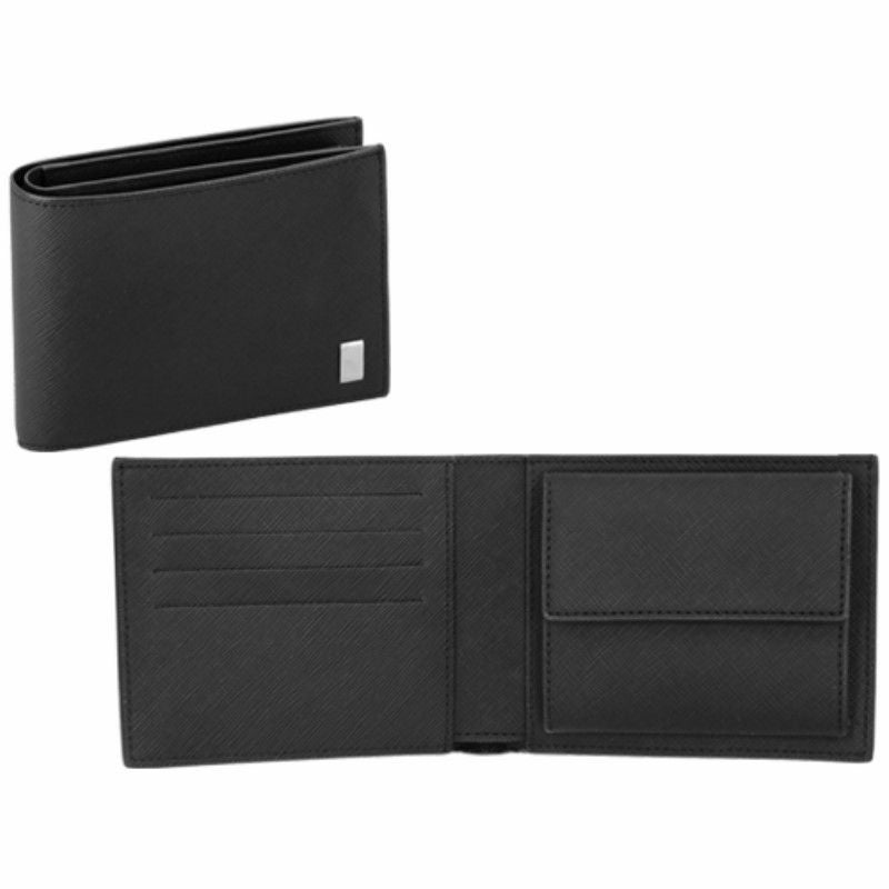 ダンヒル dunhill 二つ折り財布 メンズ ブラック 22R2P10PS001R PLAIN