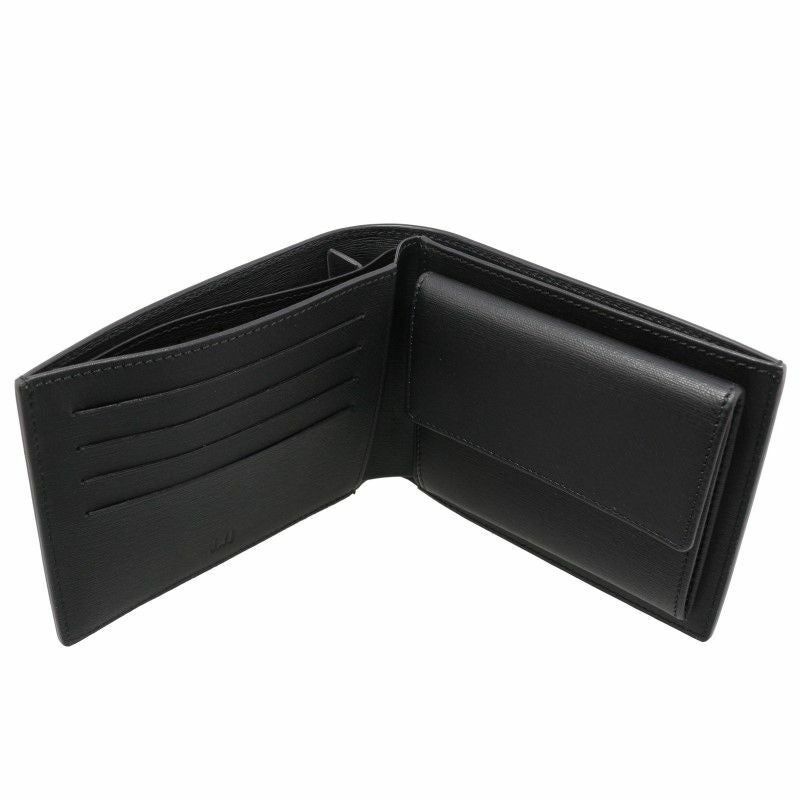 ダンヒル dunhill 二つ折り財布 メンズ ブラック DU19F2F32SG001R