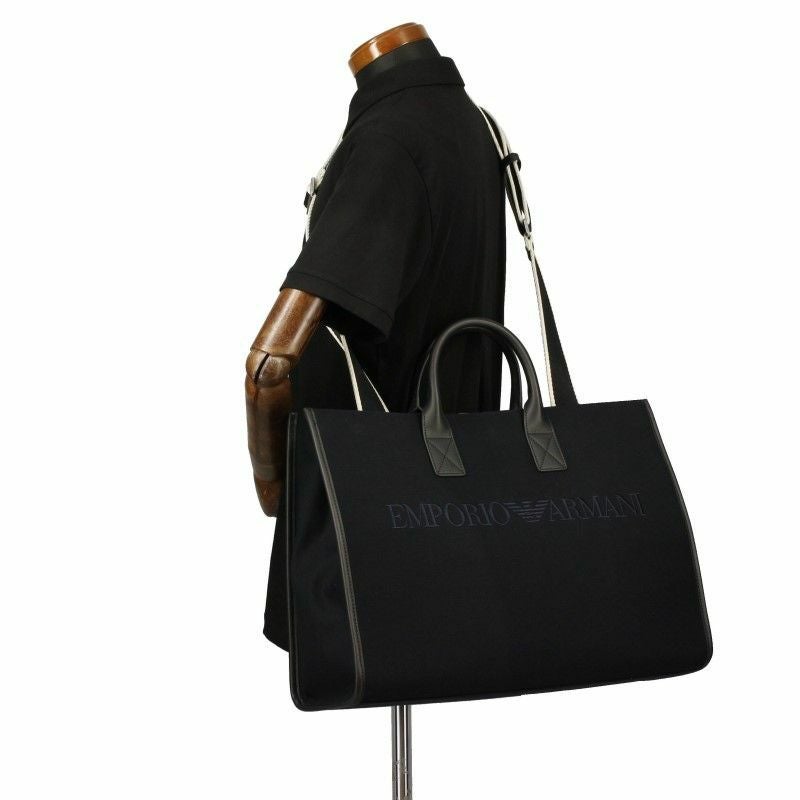 EMPORIO ARMANI エンポリオ アルマーニ トートバッグ メンズ ネイビー Y4N173 Y198E 87872 ロゴ A4