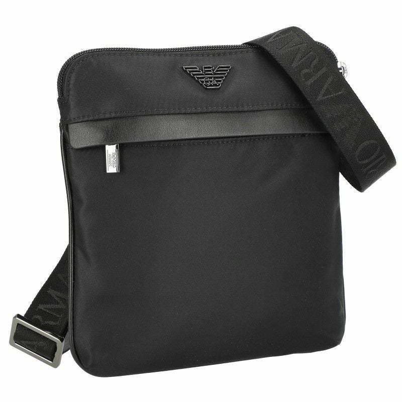 EMPORIO ARMANI ブラック ボディバッグ エンポリオアルマーニ ショルダーバッグ メンズ ブラック EMPORIO