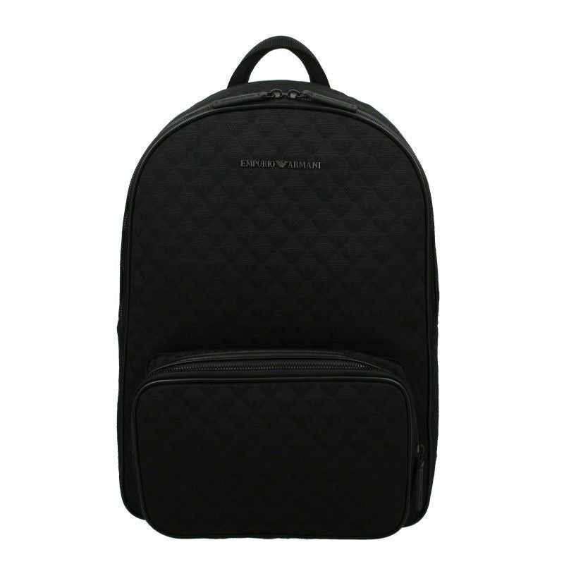 アルマーニ　ブラックレザー ビジネスリュック ARMANI（アルマーニ） 並行輸入 リュックサック ARMANI EMPORIO ARMANI