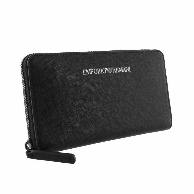 エンポリオ アルマーニ EMPORIO ARMANI 長財布 メンズ ブラック YEME49 Y020V 81072 BLACK
