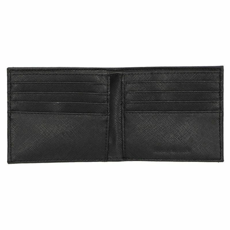 エンポリオ アルマーニ EMPORIO ARMANI 二つ折り財布 メンズ ブラック