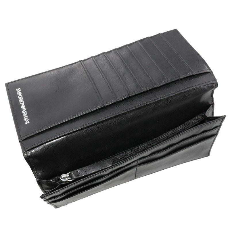 エンポリオアルマーニ EMPORIO ARMANI 長財布 メンズ ブラック Y4R170 YTC2E 81072 BLACK