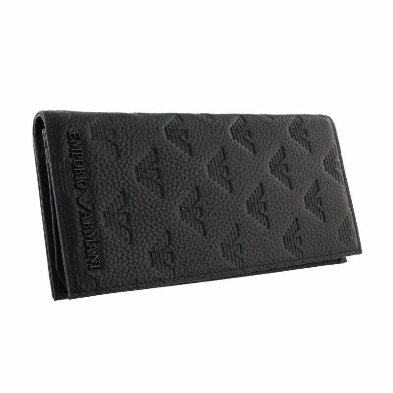 エンポーリオアルマーニ　ウォレットレーザ製　パース　モノグラム EMPORIO ARMANI 財布 「エンポリオ アルマーニ」二つ折りウォレット