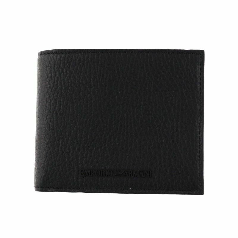 エンポリオアルマーニ 二つ折り財布 メンズ ブラック EMPORIO ARMANI