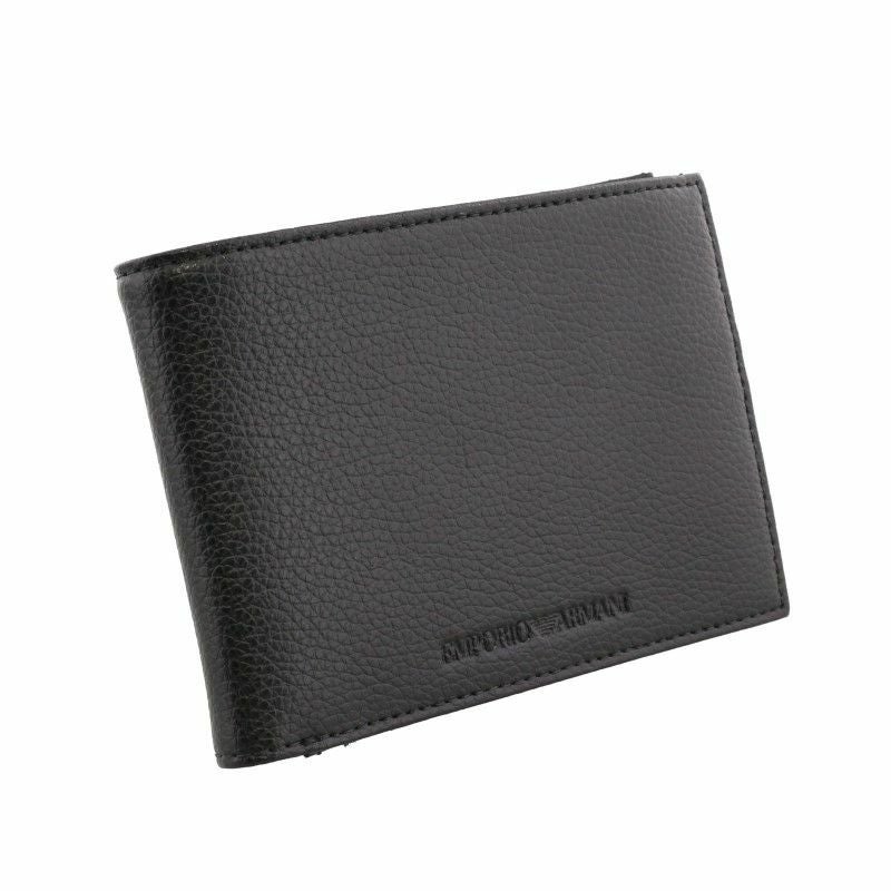 エンポリオアルマーニ EMPORIO ARMANI 二つ折り財布 メンズ ブラック Y4R222 YEW1E 81072