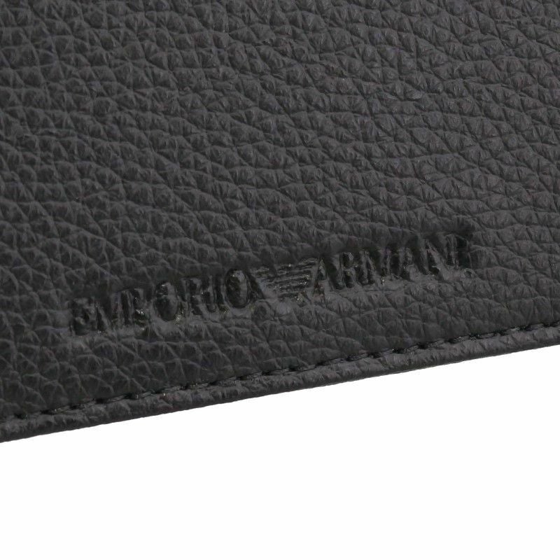 エンポリオアルマーニ EMPORIO ARMANI 二つ折り財布 メンズ ブラック Y4R222 YEW1E 81072