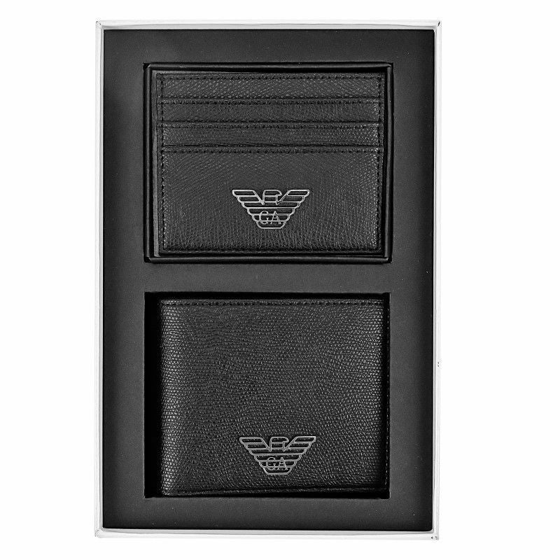 エンポリオアルマーニ EMPORIO ARMANI 二つ折り財布 メンズ ブラック Y4R237 YLA0E 81072 BLACK