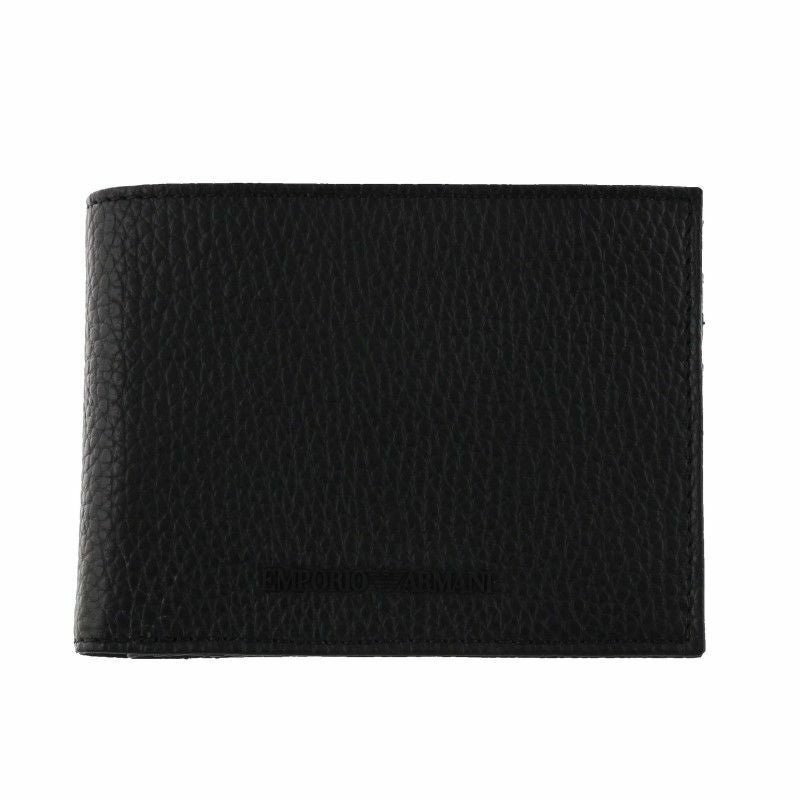 エンポリオアルマーニ EMPORIO ARMANI 二つ折り財布 メンズ ブラック Y4R378 Y068E 80001 BLACK