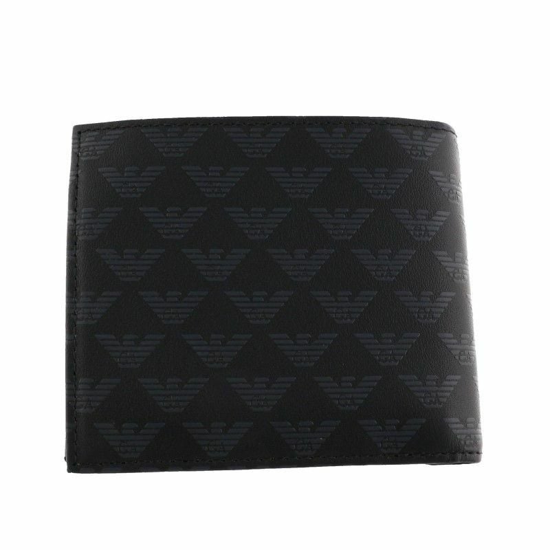 エンポリオアルマーニ EMPORIO ARMANI 二つ折り財布 メンズ ブラック YEM122 YTO2J 84284 BLACK B.