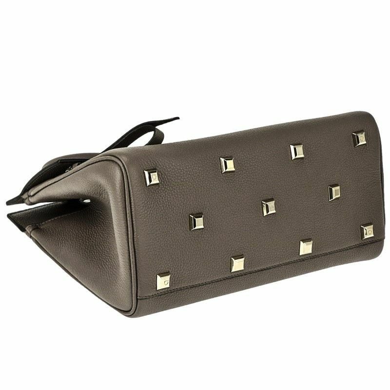 フェラガモ Ferragamo トートバッグ レディース ガンチーニ グレー