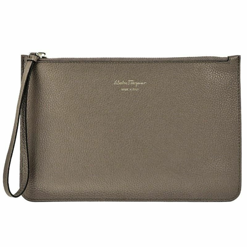 フェラガモ Ferragamo トートバッグ レディース ガンチーニ グレー