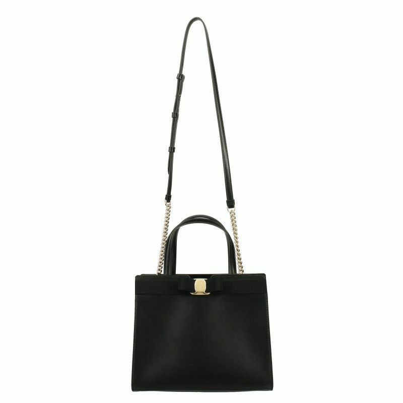 フェラガモ Ferragamo トートバッグ レディース ブラック 21I290