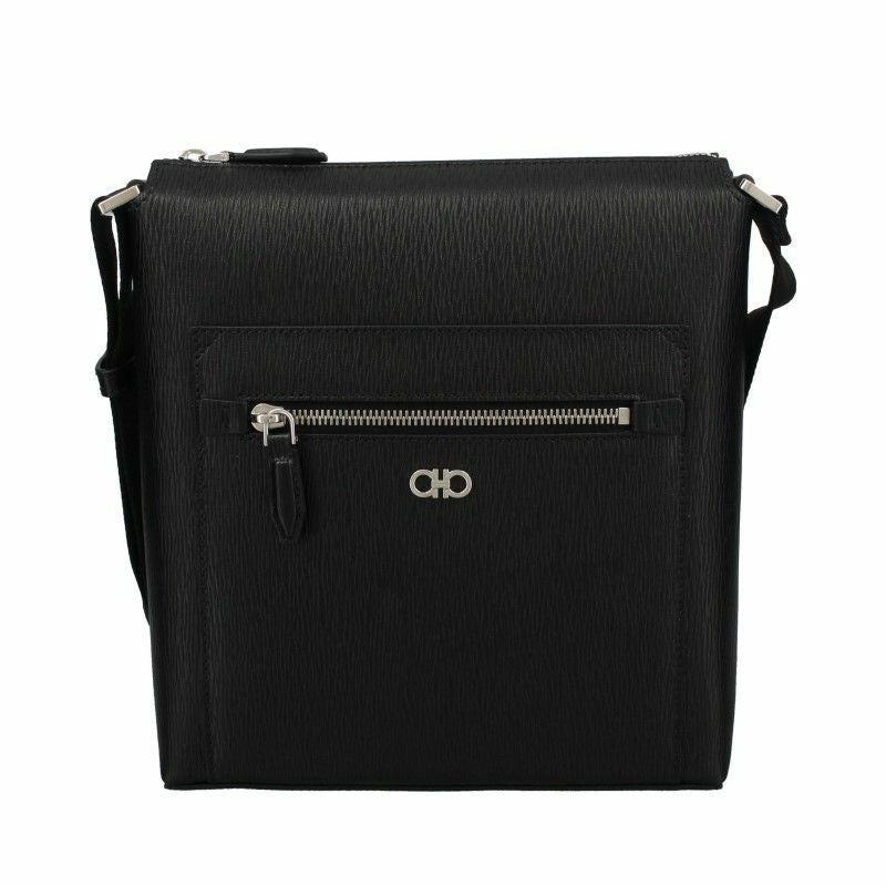 フェラガモ Ferragamo ショルダーバッグ メンズ REVIVAL ブラック