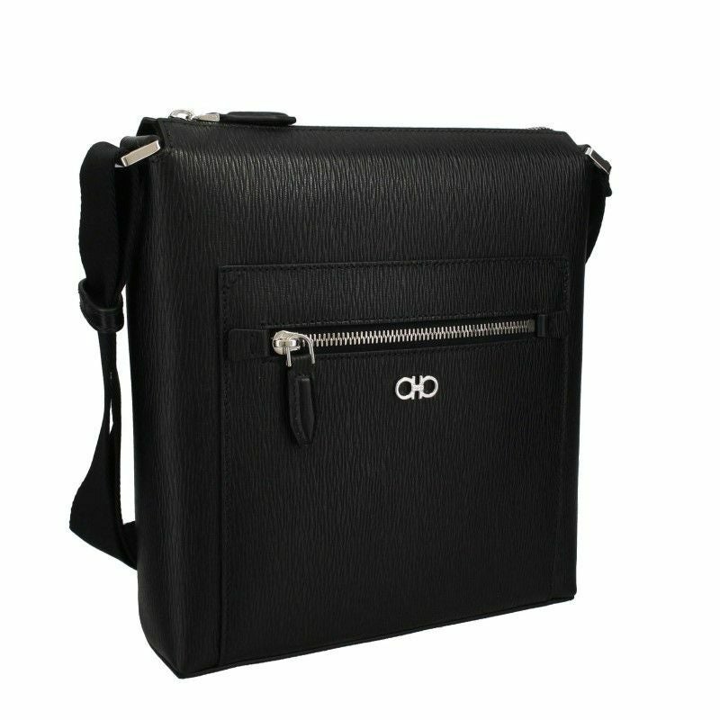 フェラガモ Ferragamo ショルダーバッグ メンズ REVIVAL ブラック