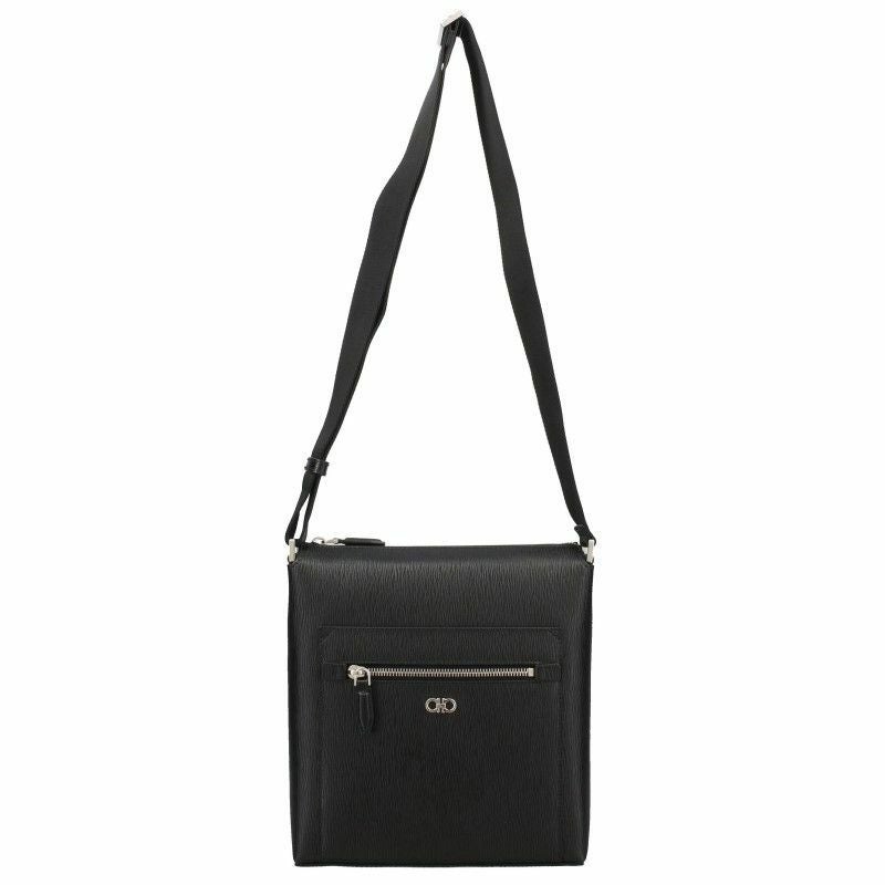 フェラガモ Ferragamo ショルダーバッグ メンズ REVIVAL ブラック
