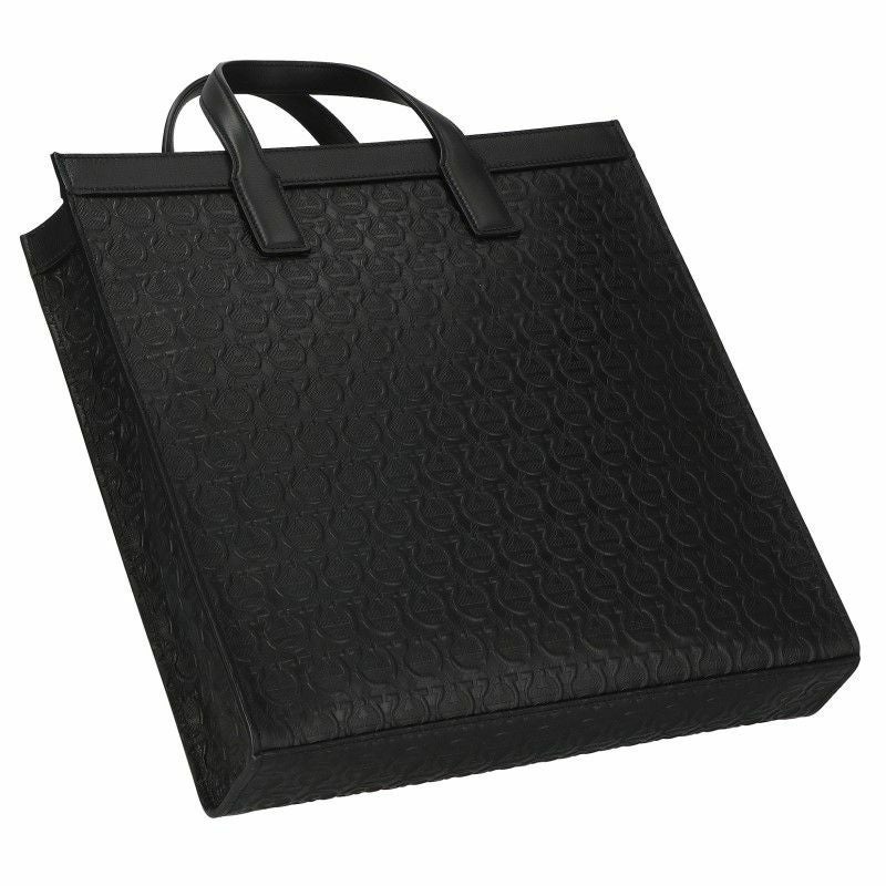 フェラガモ Ferragamo トートバッグ メンズ ガンチーニ ブラック 240100 NER
