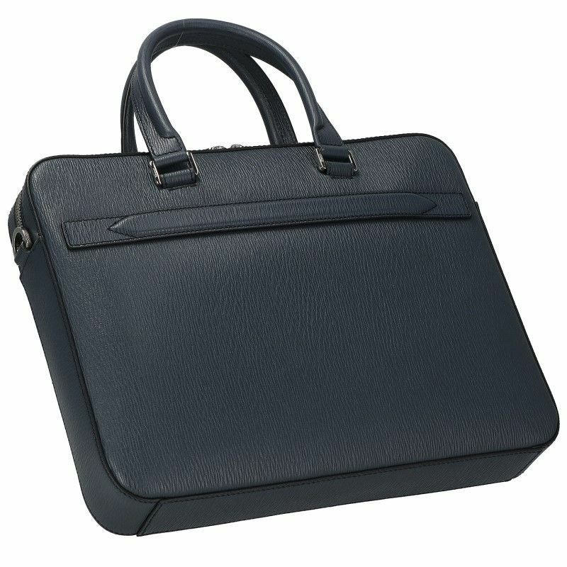 フェラガモ Ferragamo ビジネスバッグ メンズ ダブル・ガンチー ネイビー 240986 MEZZA