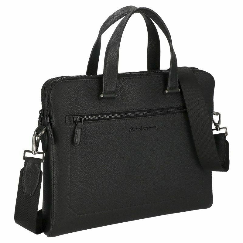 フェラガモ Ferragamo ビジネスバッグ メンズ ブラック 240133 NER