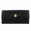 フェラガモ Ferragamo 長財布 レディース ヴァラリボン ブラック 22D154 683509 BLACK