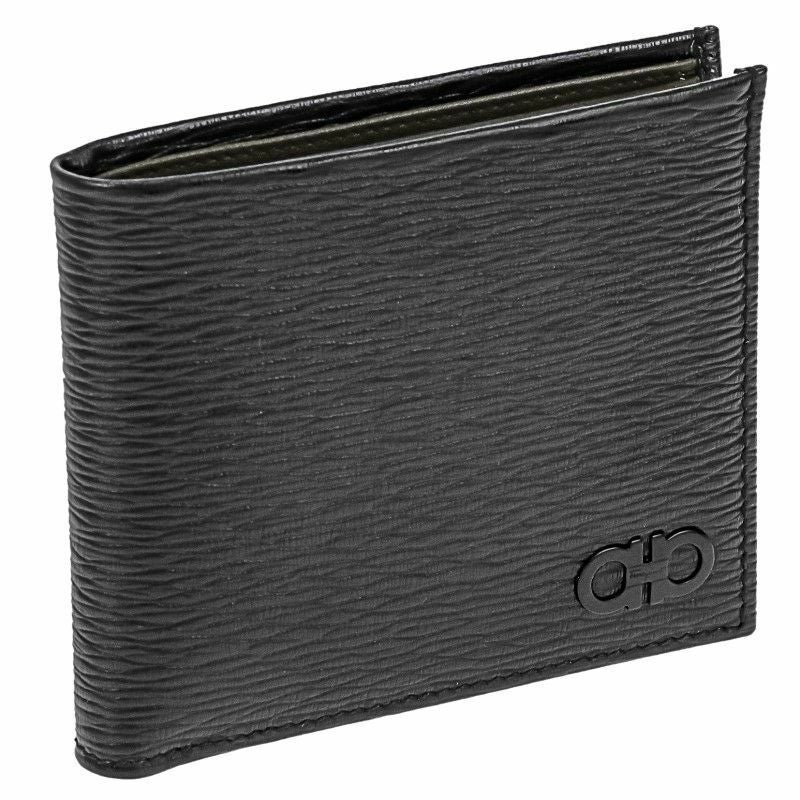 フェラガモ Ferragamo 二つ折り財布 メンズ ブラック 66A065 0733323