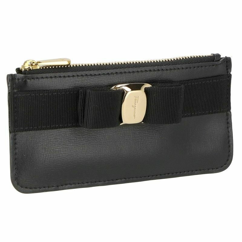 Salvatore Ferragamo 黒 レザー ケース　新品 サルバトーレフェラガモ Salvatore Ferragamo FERRAGAMO ブリーフ
