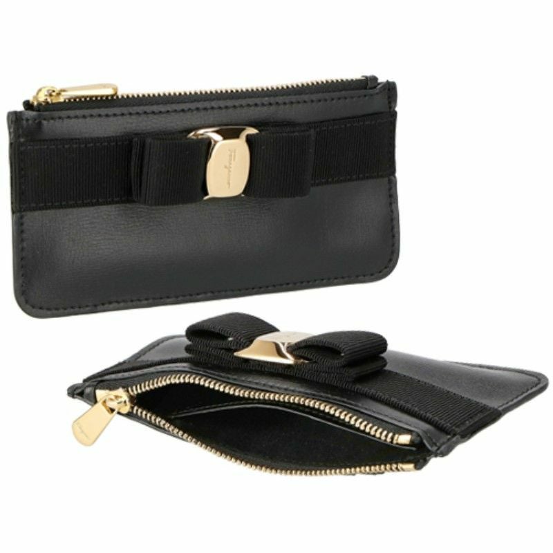 フェラガモ Ferragamo コインケース レディース ヴァラ ブラック