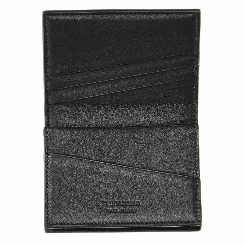 フェラガモ Ferragamo カードケース メンズ ブラック 661211 NER