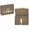 フェラガモ Ferragamo カードケース レディース ガンチーノ グレー 22D198 0714931 CARAWAY SEED