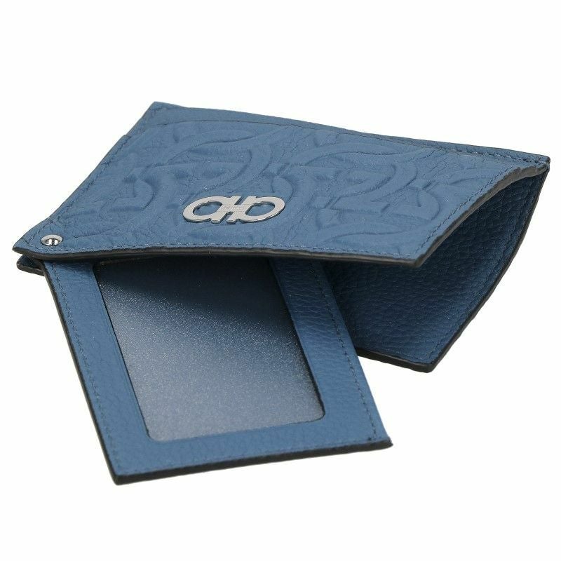 フェラガモ Ferragamo カードケース レディース ブルー 661121 DENIM