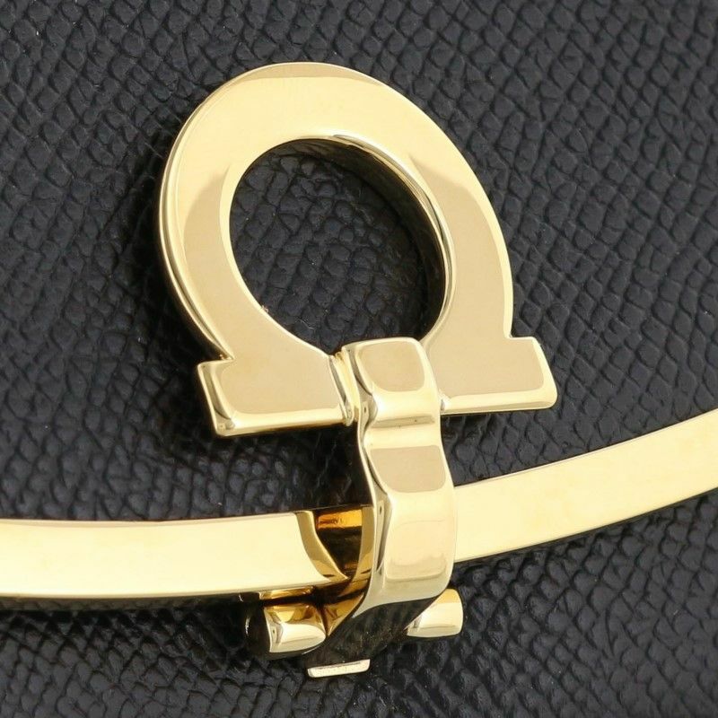 フェラガモ Ferragamo キーケース レディース GANCINO CLIP ブラック