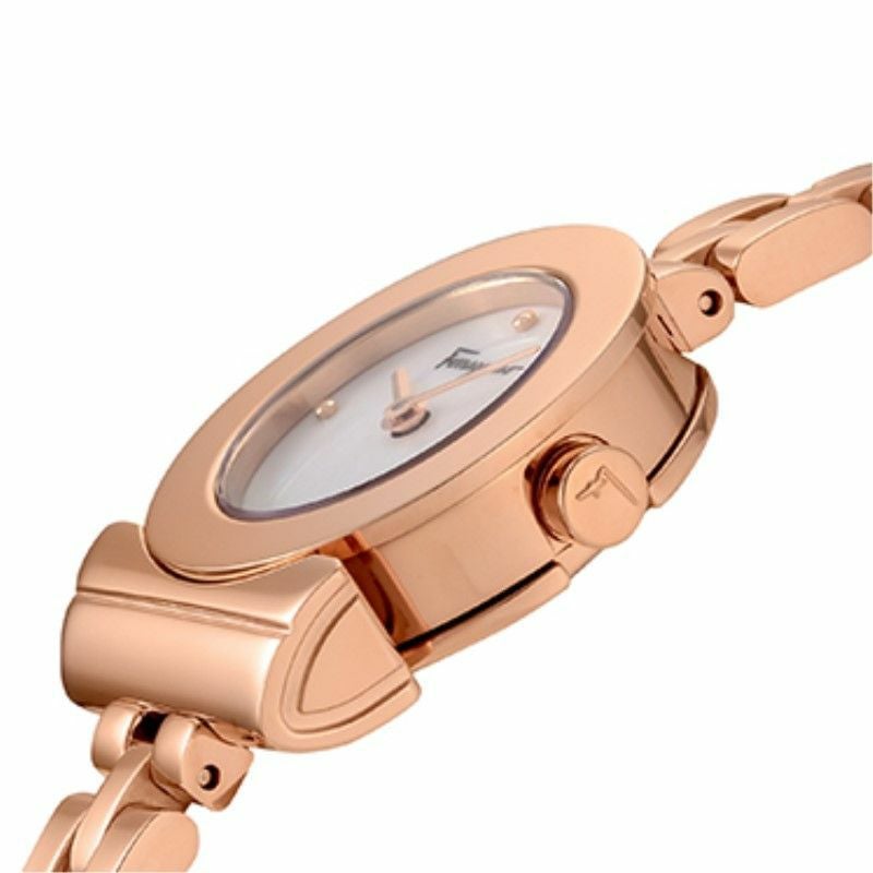 Ferragamo フェラガモ 腕時計 レディース ガンチーニブレスレット ピンクゴールド FBF080017