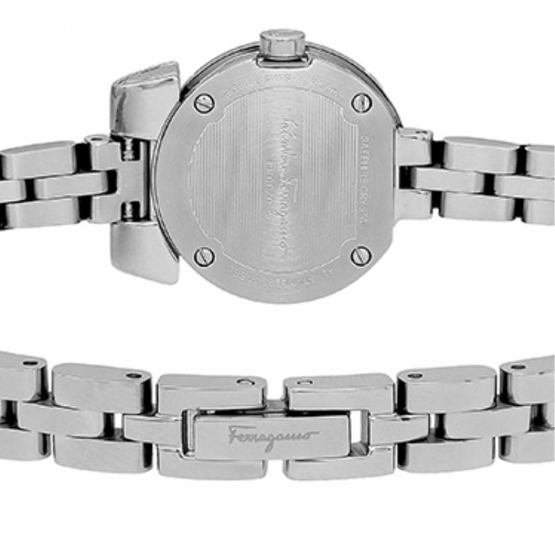 【新品】フェラガモ　時計　ガンチーニブレスレット　黒革ブラック FERRAGAMO（フェラガモ） ブレスレット 77 0141 メンズ ガンチーニ