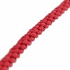 FRED フレッド ブレスレット レディース フォース10 ケーブル レッド 6B0156 16cm