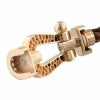 FRED フレッド ブレスレット メンズ フォース10 ブラウン 0B0162 6B0130 LM 18cm ダイヤ