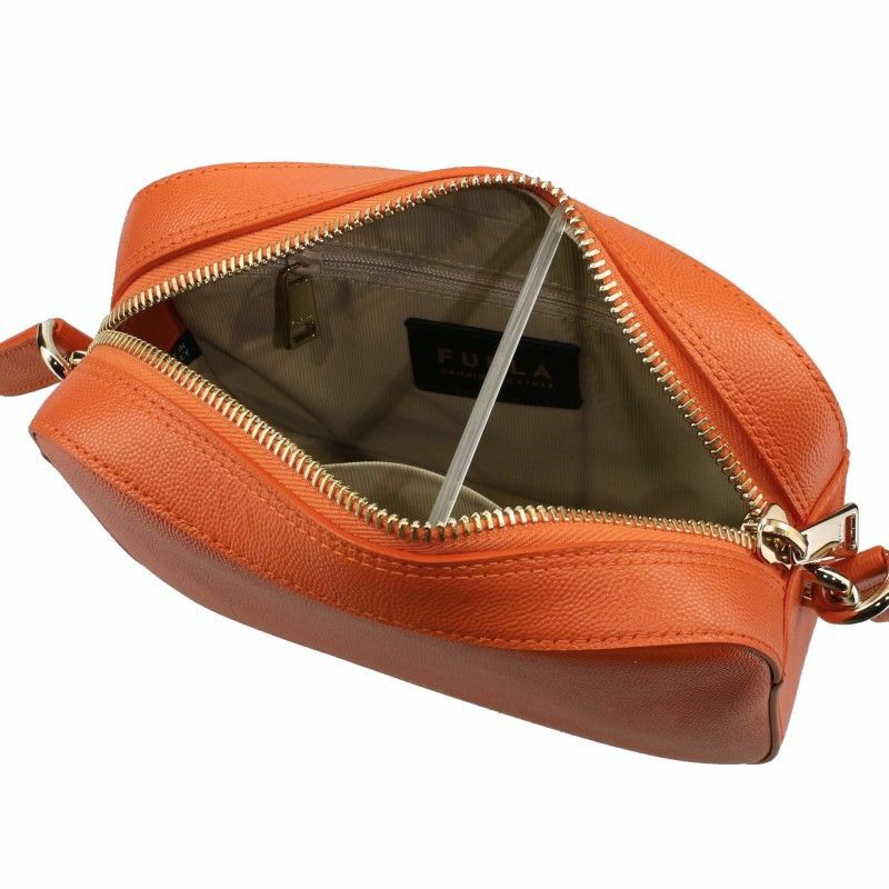 本物 フルラ FURLA レザー ショルダーバッグ ポシェット オレンジ バッグ 中古 FURLA（フルラ） バッグ レディース ショルダーバッグ アウトレット