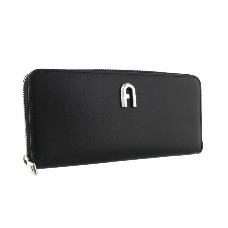 ⑧☆優良品☆フラットタイプ☆サラ長財布 フルラ FURLA 長財布 長札 レディース ムーン XL ブラック WP00161