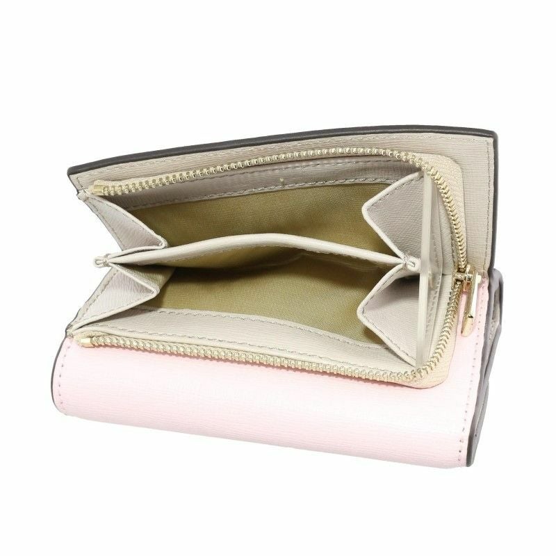 【タグ付き未使用】フルラ　バビロン　大きめ　三つ折り　財布　ピンク　金具　レザー フルラ FURLA 三つ折り財布 レディース バビロン ピンク PCZ0UNO 1338S