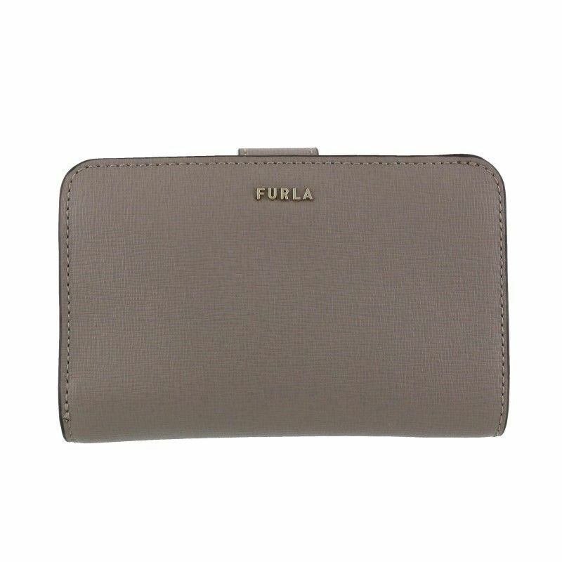 【新品未使用】 FURLA フルラ 二つ折り財布 現行 グレー系 フルラ FURLA 二つ折り財布 レディース バビロン グレー PCX9UNO B30