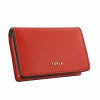 フルラ FURLA カードケース レディース バビロン レッド PCZ1UNO 1670S SPRITZ GREIGE