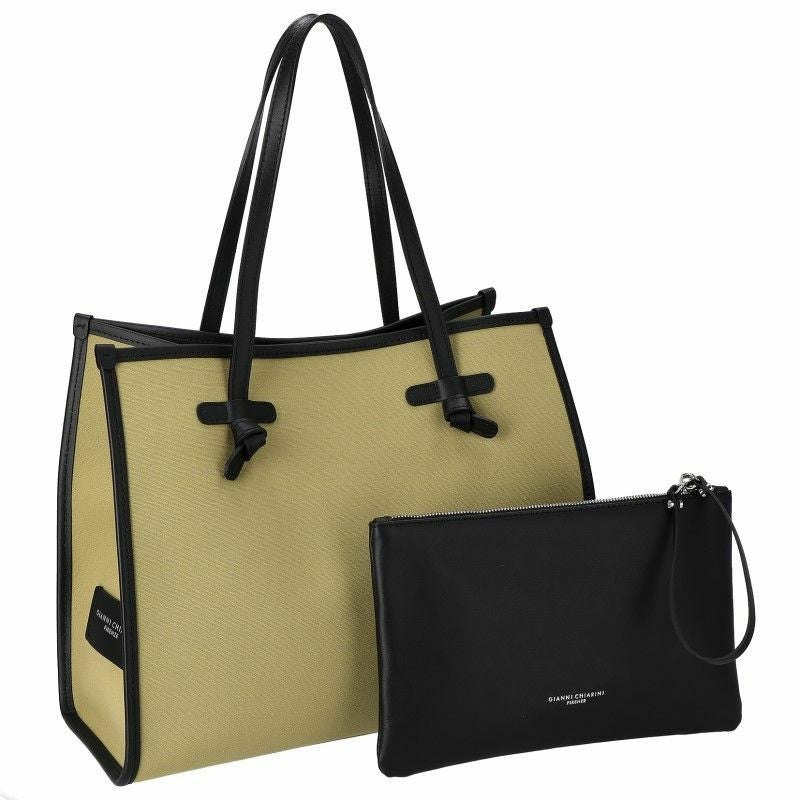 ジャンニ キアリーニ トートバッグ レディース カーキ マルチェッラM