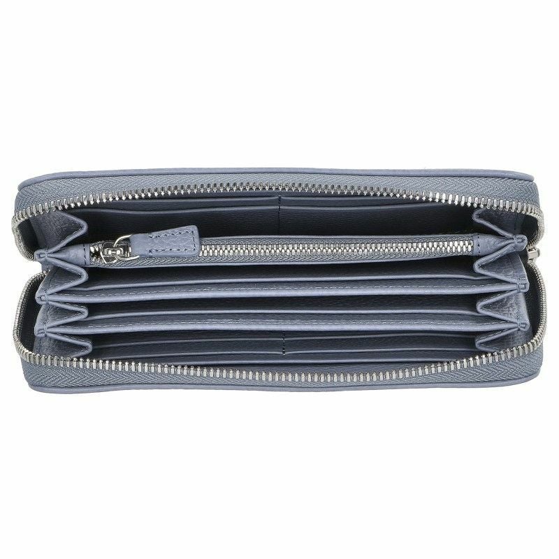 GIANNI CHIARINI ジャンニ キアリーニ 長財布 レディース ブルー PF