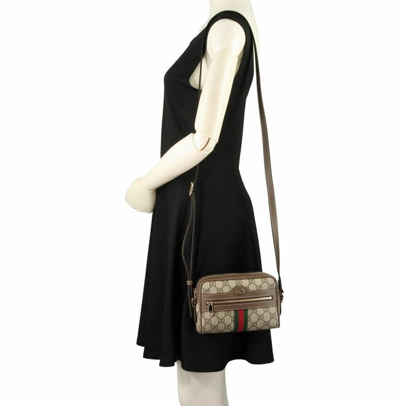 グッチ GUCCI ショルダーバッグ GGスプリーム ベージュ エボニー 517350 96IWS 8745