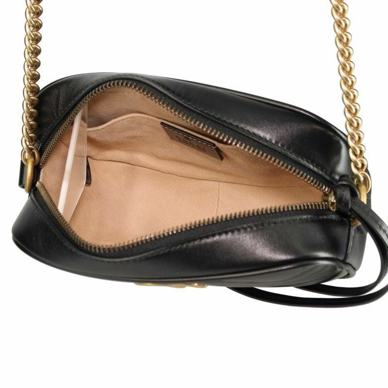 グッチ GUCCI ショルダーバッグ GGマーモント ブラック 448065 DTD1T