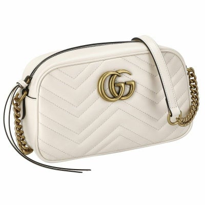 グッチ GUCCI ショルダーバッグ GGマーモント ホワイト 447632 DTD1T 