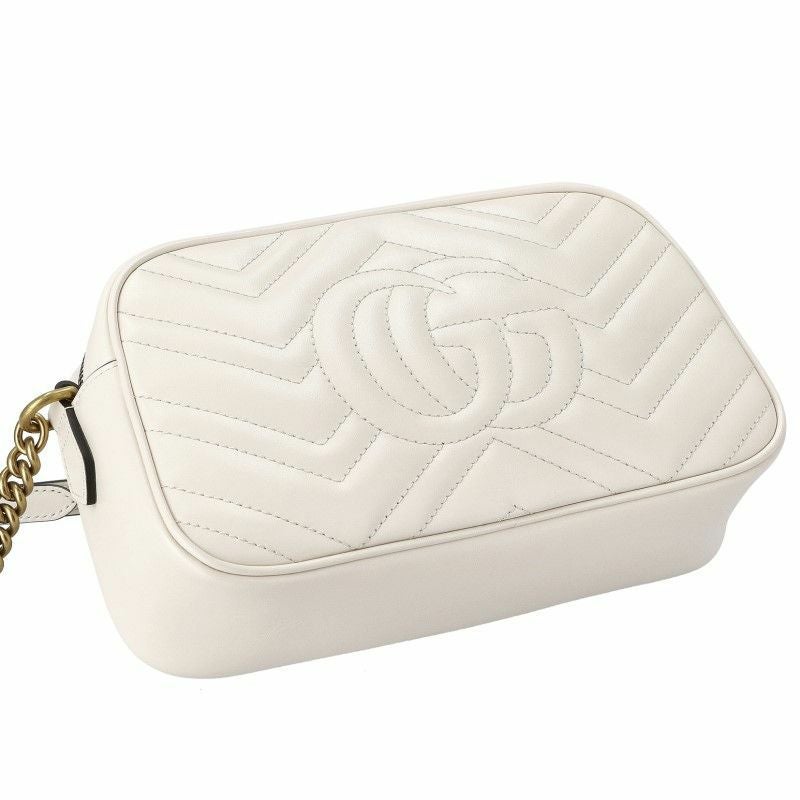 GUCCI　Plus　グッチ　プラス　クラッチバック　　ホワイト　オフホワイト グッチ GUCCI ショルダーバッグ GGマーモント ホワイト 447632 DTD1T