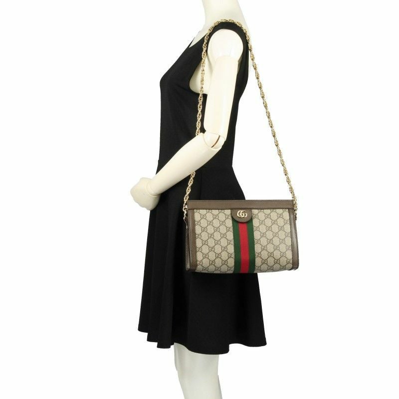 グッチ GUCCI ショルダーバッグ オフィディア ベージュ エボニー