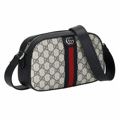 グッチ GUCCI ショルダーバッグ レディース GGスプリーム ブルー 