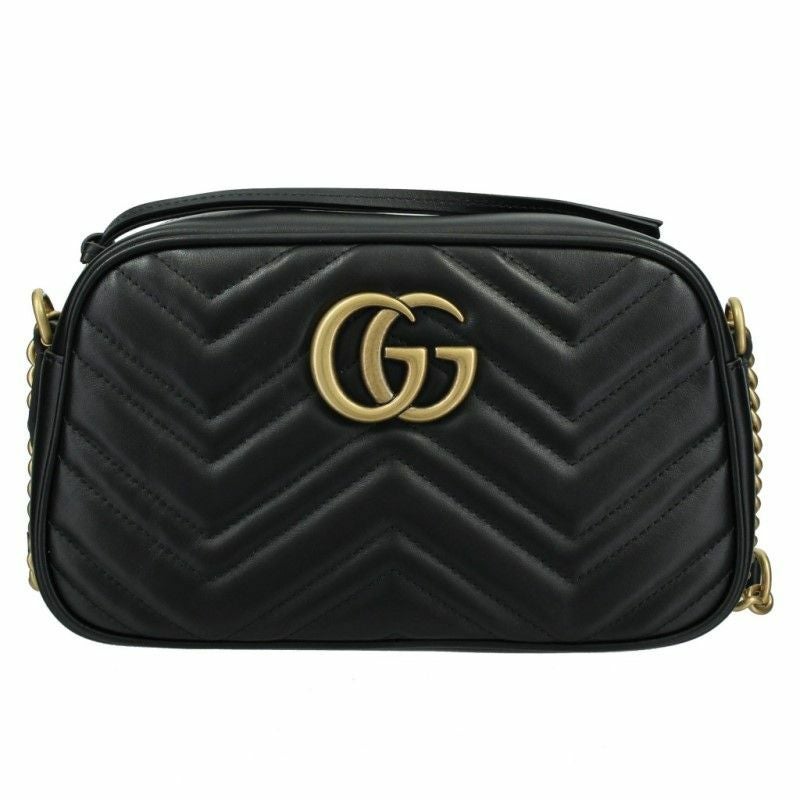 グッチ GUCCI ショルダーバッグ レディース GGマーモント ブラック